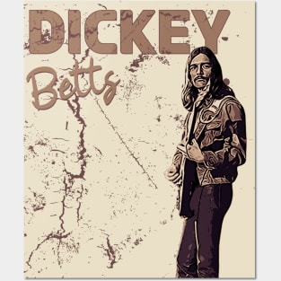 Dickey betts // Brown Vintage // 70s Posters and Art